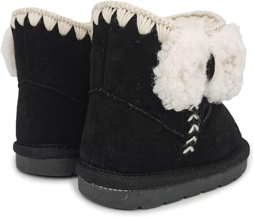 Baby Boots Winter Snow Booties Infant Boys Girls Outdoor Warm Shoes for Cold Weather 6 9 12 15 18 24 Months