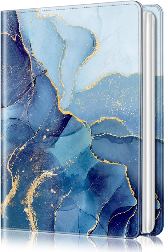 Fintie Photo Album for 4x6 Photos - 112 Pockets Vegan Leather Cover Memory Albums Book for Birthday Family Anniversary Vacation Pictures, Ocean Marble