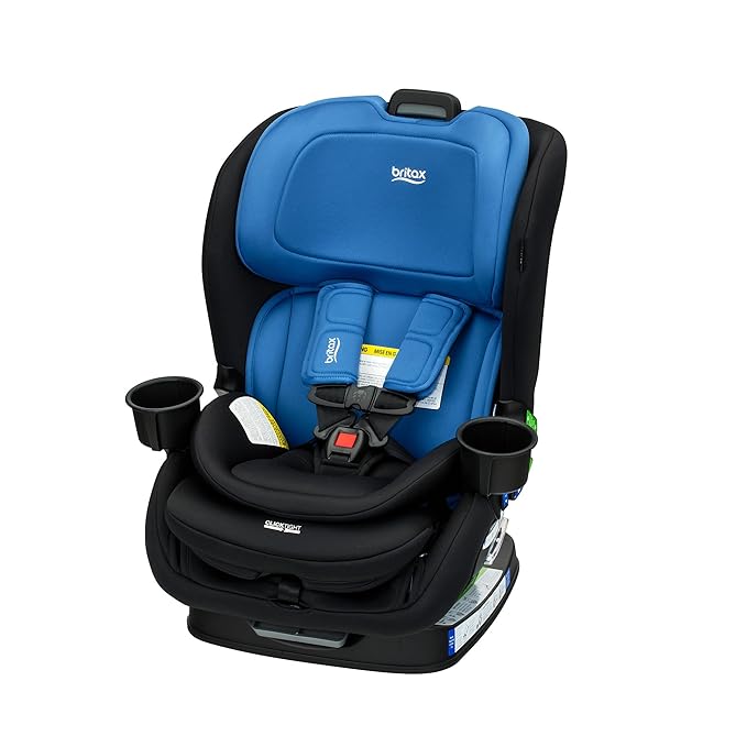 Britax Poplar Convertible Car Seat, 2-in-1 Car Seat with Slim 17-Inch Design, ClickTight Technology, Cobalt Onyx