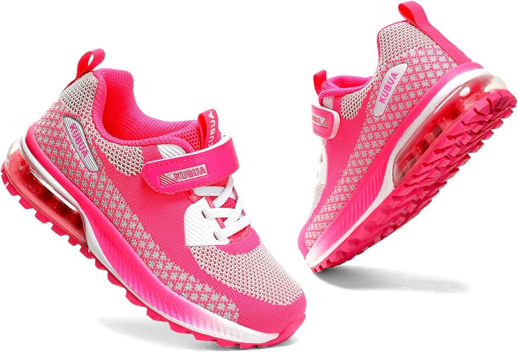 KUBUA Kids Sneakers for Boys Girls Running Tennis Shoes Lightweight Breathable Sport Athletic