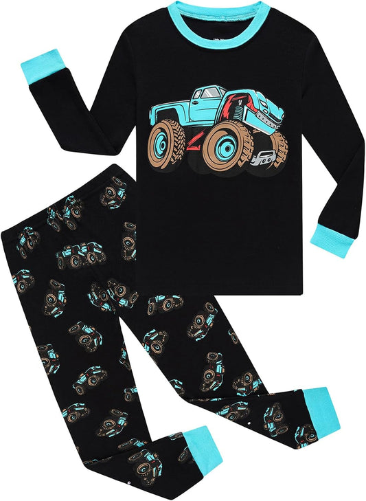 Boys Cotton Pajamas Long Sleeve Toddler Boys Pjs Kids Sleepwear Sets 18months-18years
