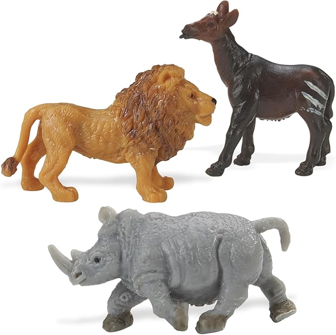Safari Ltd. Wild Fun Pack - Mini Figures of Wild Animals - Educational Toy Set for Boys, Girls, and Kids Ages 5+