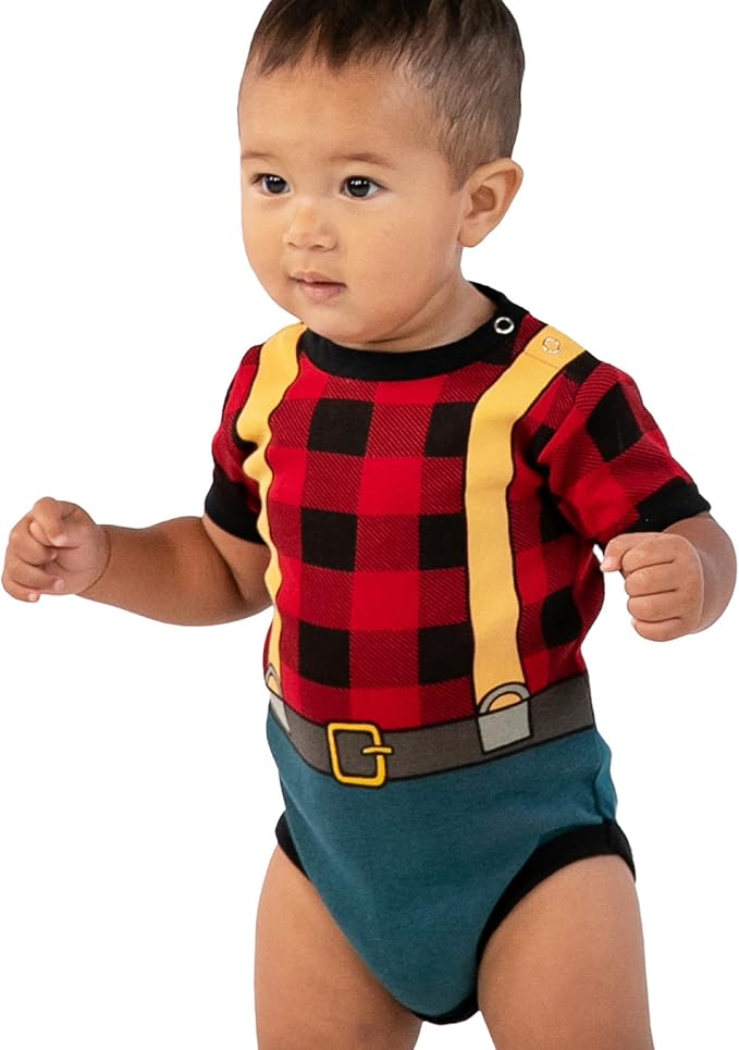 Lazy One Cute Unisex Baby Bodysuit, Cute Animal Designs, 6-18 Months