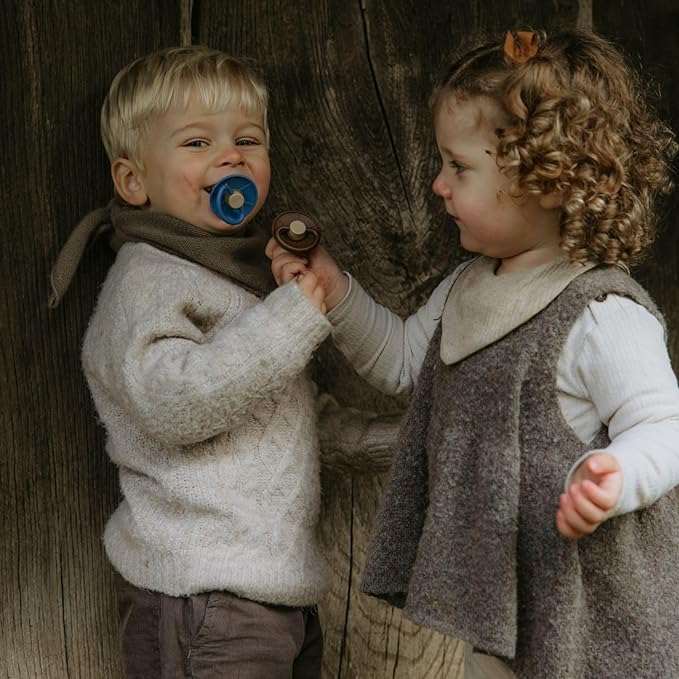 FRIGG SilkySoft Silicone Baby Pacifier 6-Pack Endless Sea | Made in Denmark | BPA-Free (0-6 Months)