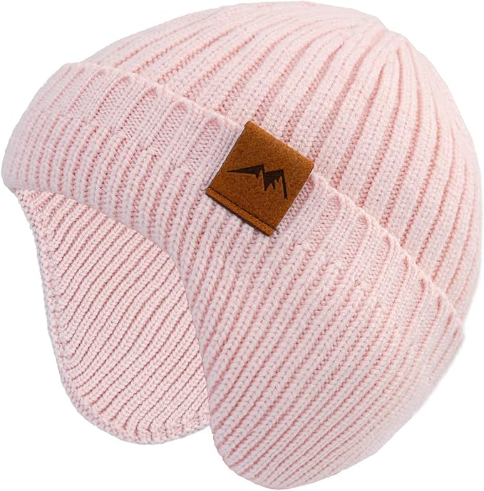 POXIMI Baby Boy Winter Hat Toddler Warm Beanie Girl Knit Hats with Earflap Kid Cute Earmuffs