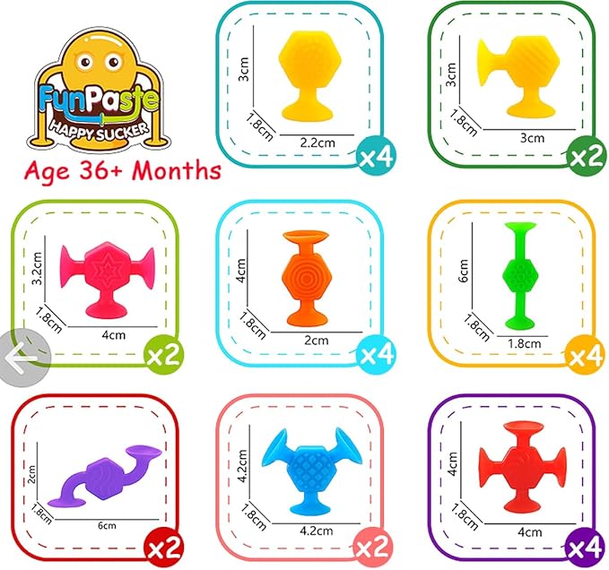 24 Pcs Bath Toys for Kids Ages 3+, Suction Cup Toys for Autistic Children, Travel Window Stem Learning Toys, Bathtub Toys with Dinosaur Eggshell Storage