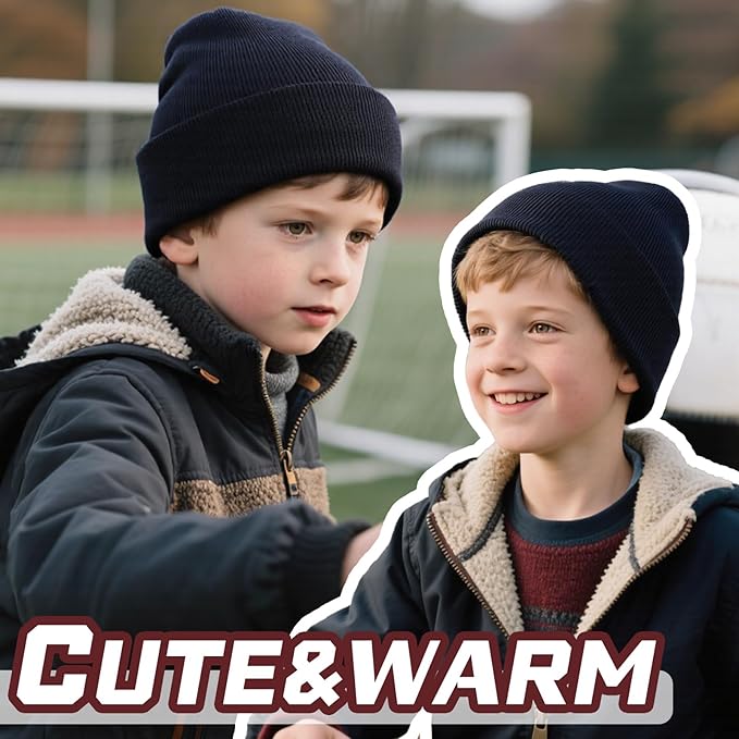 ZOORON Toddler Beanie Baby Beanies for Boys Girls Kids Winter Hats Children Knit Warm Caps 0-12years