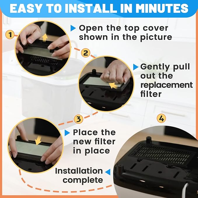 2 Pack HEPA Filter Replacement Compatible with Dr. Brown's Dryer - Dryer Advanced Filter for Baby Bottles and Pacifiers