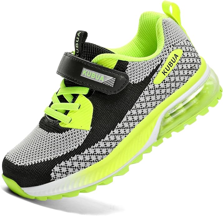 KUBUA Kids Sneakers for Boys Girls Running Tennis Shoes Lightweight Breathable Sport Athletic
