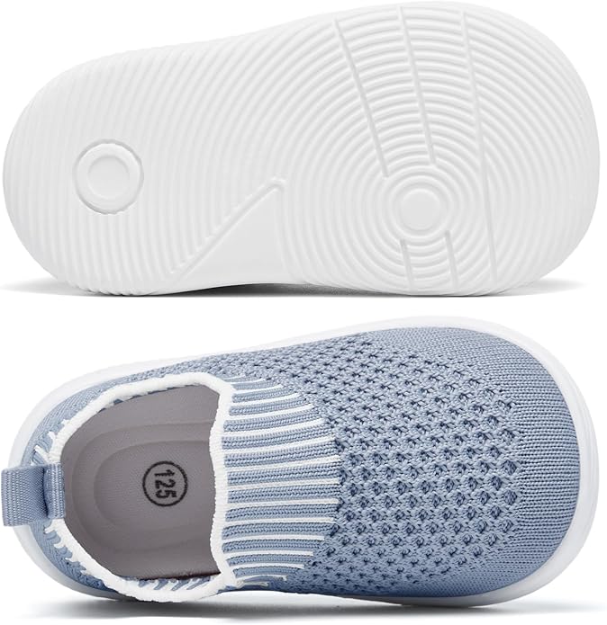 MORENDL Baby Toddler Walking Socks Non-Slip Breathable Unisex Casual Sneakers