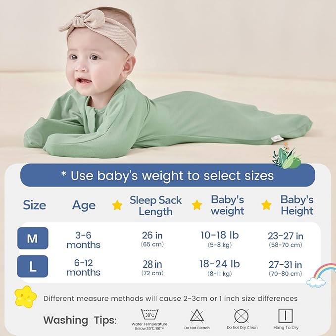 ZIGJOY Shark-Fin Transition Swaddle - 1.0 Tog Baby Sleep Sack Soft Cotton Transitional Swaddle Baby Wearable Blanket