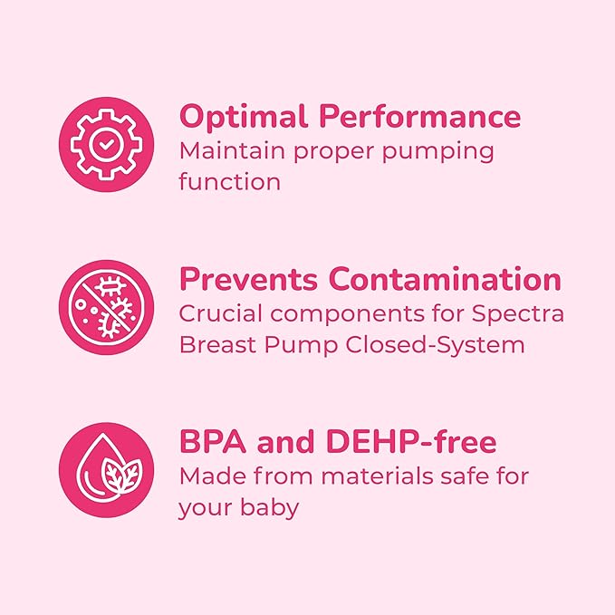 Spectra - Wide Breast Shield Set for Breast Milk Pumps - Large 28mm