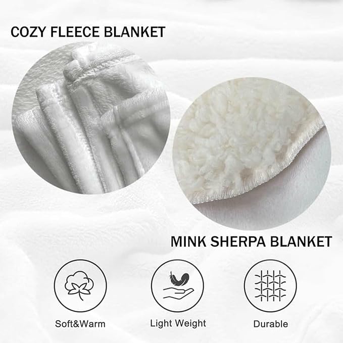 Personalized Baby Blanket for Girl, Baby Girl Blankets, Blush Pink Floral Custom Name Blanket for Girls, New Mom Newborn Gift, Birthday