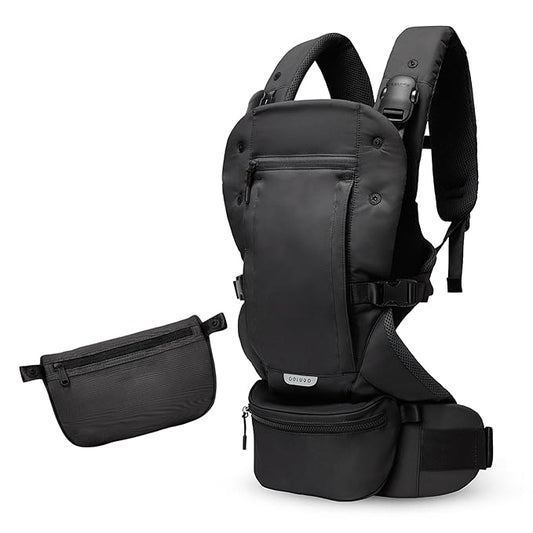 Colugo Baby Carrier - Baby Carrier Newborn to Toddler, Toddler Carrier, Adjustable, Lightweight, Breathable Carrier for Newborn to 33 Pounds (Black)