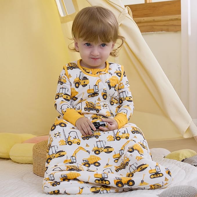 Bamboo Viscose Sleep Sack for Babies and Toddlers 1.0 Tog Wearable Blanket 2-Way Zipper Baby Shower Gifts