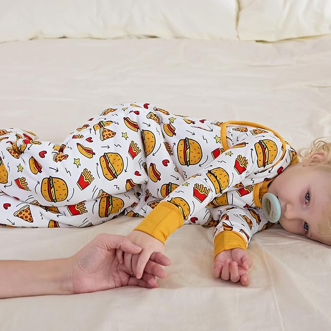 Bamboo Viscose Sleep Sack for Babies and Toddlers 1.0 Tog Wearable Blanket 2-Way Zipper Baby Shower Gifts