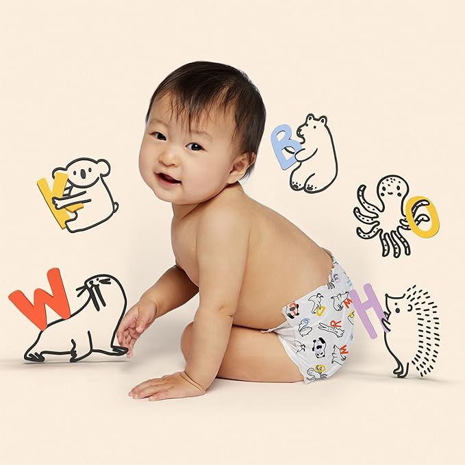 Hello Bello Premium Diapers Size 3, Capital Critters & Get in The Groove Designs, 66ct Club Box