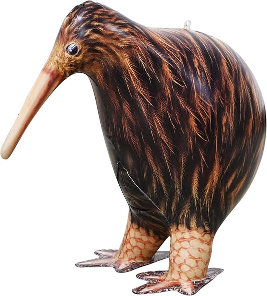 Jet Creations 18" L Inflatable Kiwi Bird – Realistic Brown Wildlife Animal Figure, New Zealand Flightless Bird Toy for Kids, Party Decorations, Pool Float, Home & Yard Décor, Educational Gift