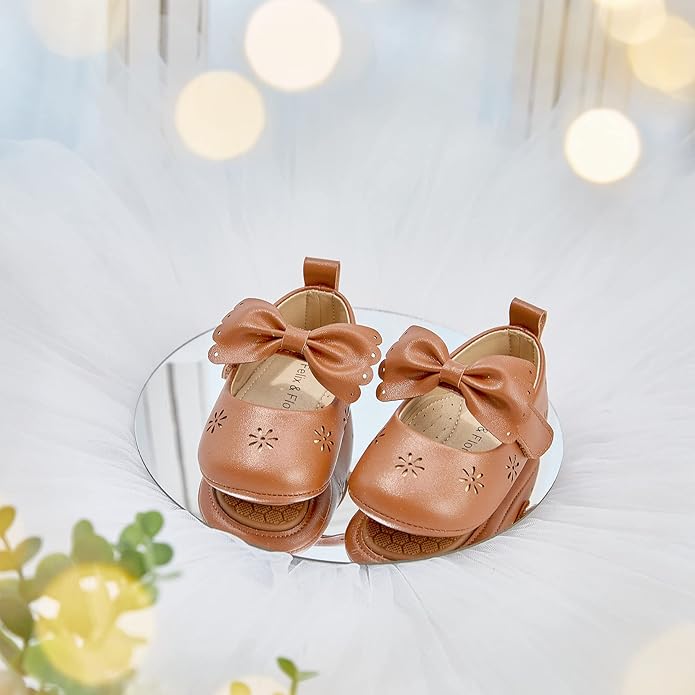 Soft Sole Baby Shoes - Infant Baby Walking Shoes Moccasins Rubber Sole Crib Shoes