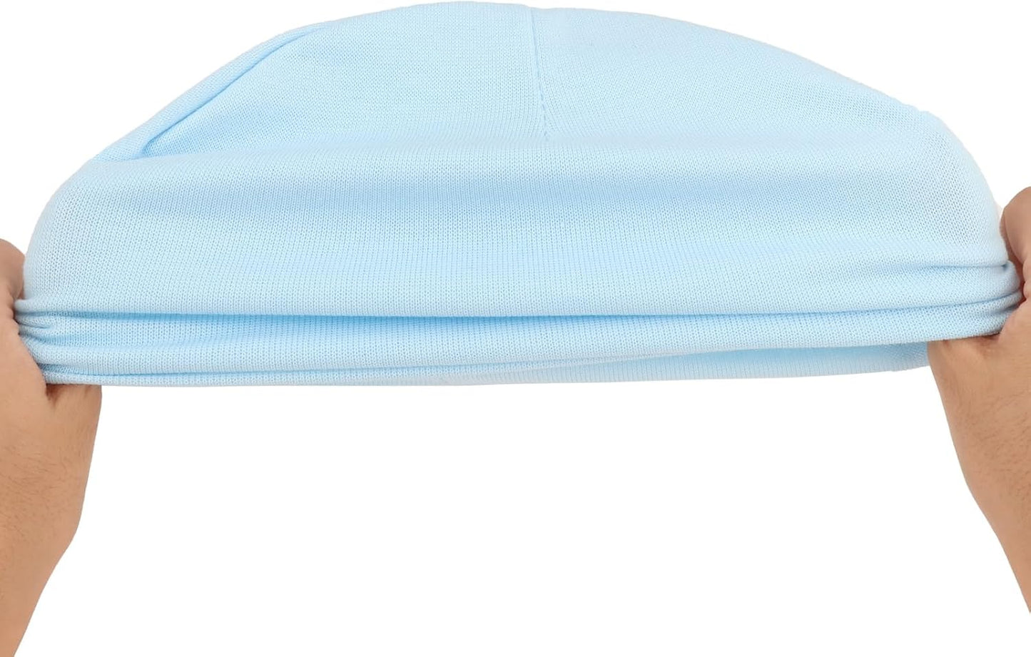 DRESHOW BQUBO 4 Pieces Baby Beanie Newborn Toddler Soft Cute Knit Hat Hospital Hats for Baby Boys Infant Cap Beanies