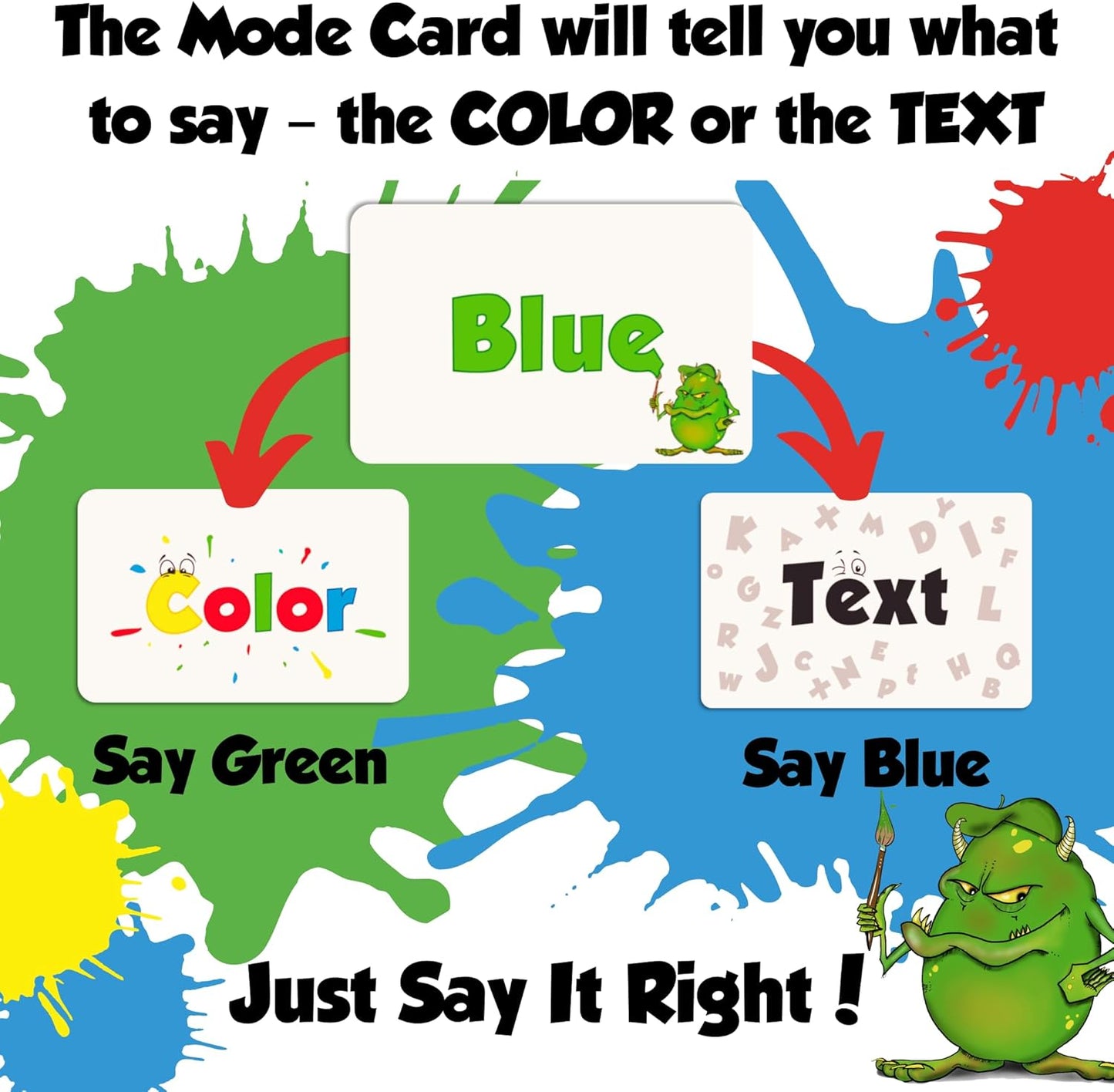 DiDaYo - Fast Paced Family Games, Brain Teaser Card Game for Kids 8-12, Ideal Speed Color Game for Teens and Adults, Fun Slumber Party Games, 2-8 Players, Travel Friendly