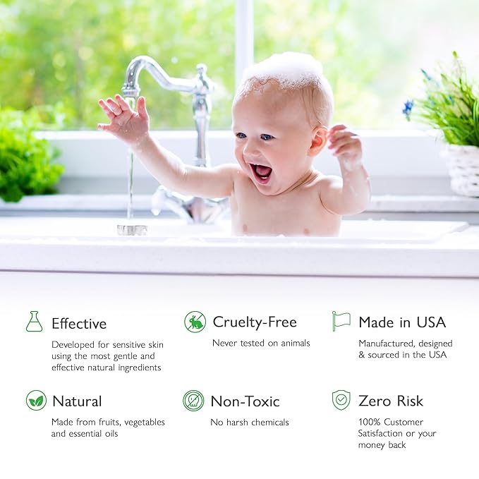 SoCal Suds & Company -Natural & Organic Baby Oil -Newborn Essentials -Gentle Moisturizing Nourishing Oil for Delicate Tender Skin -Vitamin-Enriched with Jojoba and Sunflower Oils - Fragrance Free, 4oz