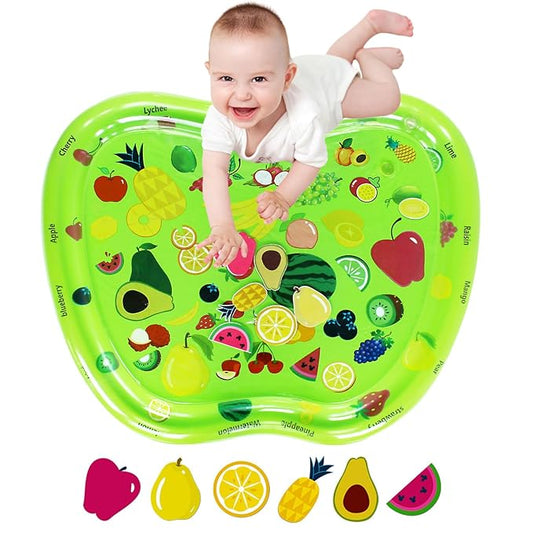 Infant Toys, Tummy Baby Toys, Inflatable Play Mat Water Mat Baby Toys, Fun Early Development Activity Play Center for Newborn (31.5 x 30 in)
