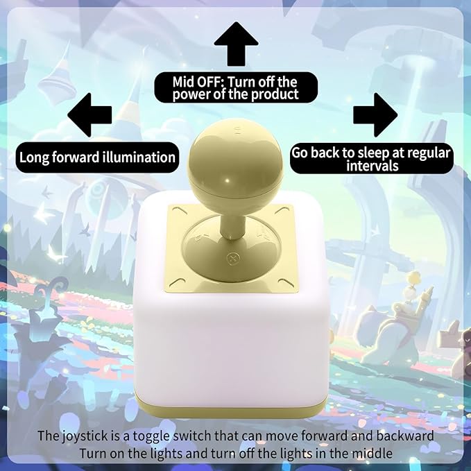 Night Light Lamp Rocker Night Light, 2-Speed Timer Bedside Night Lamp Rechargeable USB Lamp Side Table Light Night Rising Lamp LED Companion Light (Rocker Green)