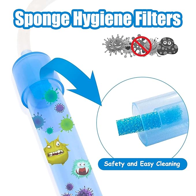 100-Pack of Premium Nasal Aspirator Hygiene Sponges, Replacement for Nosefrida Nasal Aspirator Filters, BPA, Phthalate & Latex-Free (100 Count +Tweezer)