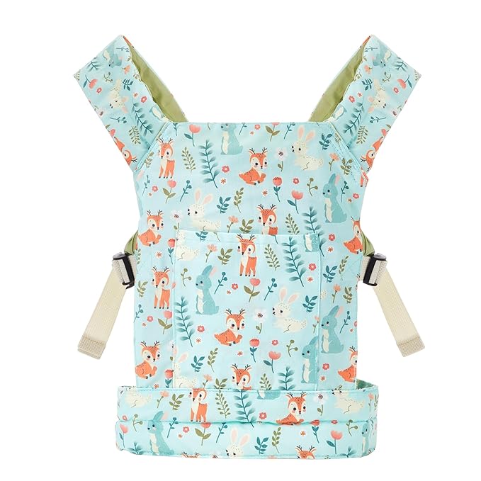 Lictin Baby Doll Carrier, Front and Back Doll Accessories Carrier for Little Girls, with Adjustable Straps for Stuffed Animal Reborn Baby Doll