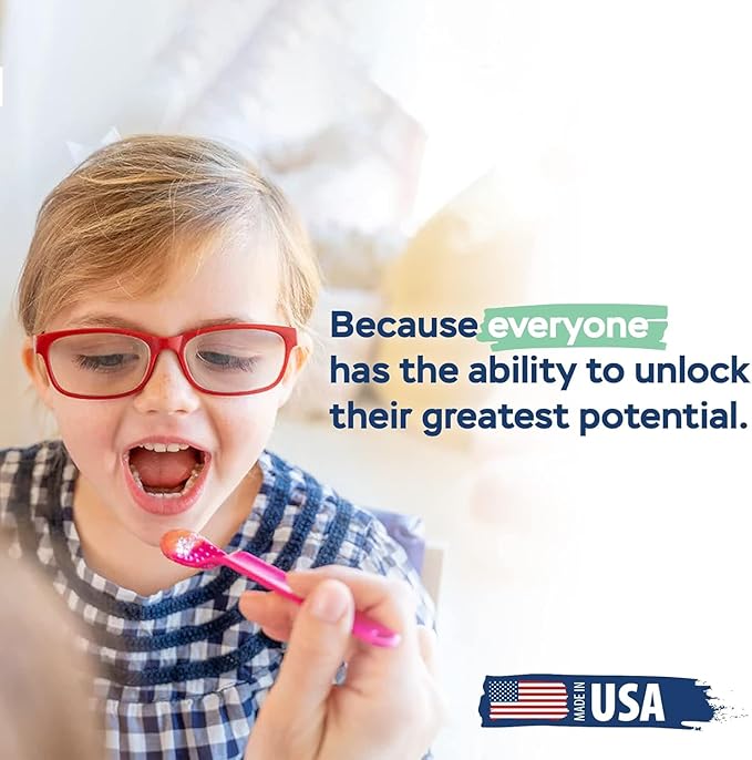 TalkTools Bumpy Magenta Spoons | Provides Oral Awareness During Feeding | Encourages Lip Closure | Normalize Acceptance of Foods with a Variety of Textures - 12 Pack