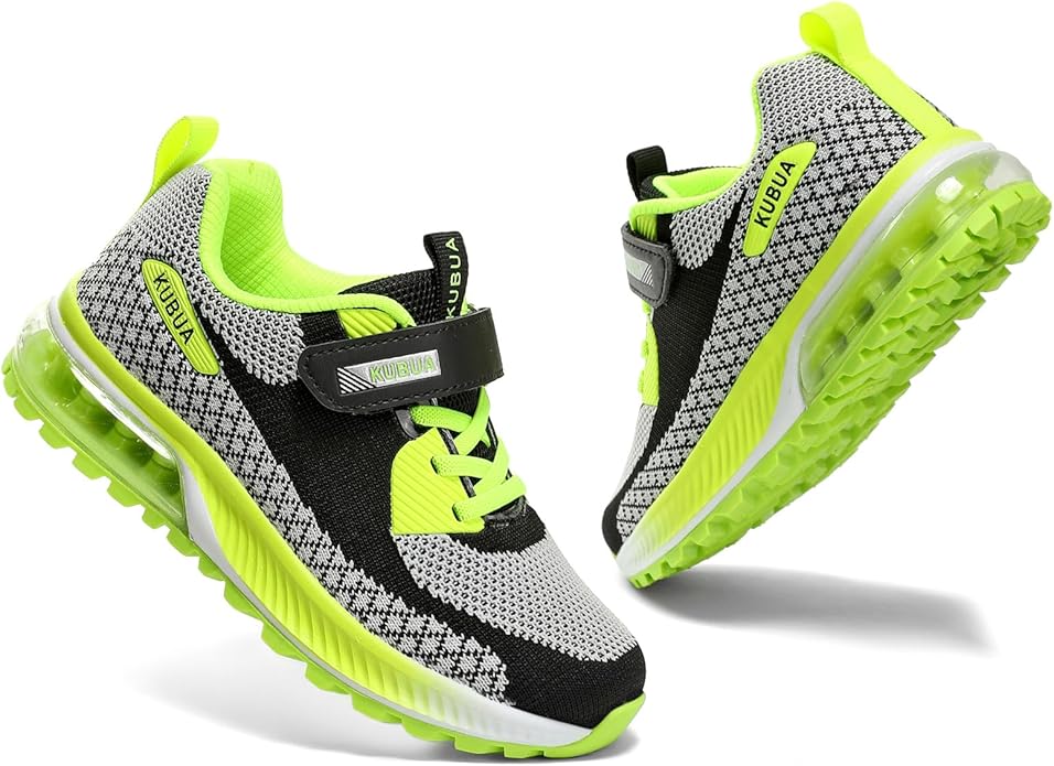 KUBUA Kids Sneakers for Boys Girls Running Tennis Shoes Lightweight Breathable Sport Athletic