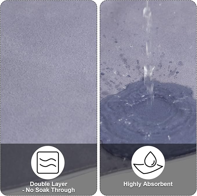 Janmercy 5 Pack Adult Drool Bandana Bibs Soft Adjustable Absorbent Christmas Drool Bibs for Christmas Special Needs Unisex Men Women