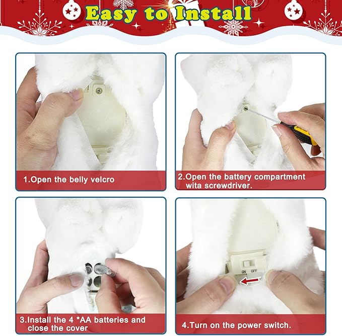 Plush Stuffed Animal Interactive Cat, LED Robotic Barking Meow Kitten Touch Control, Electronic Cat Pet, Robot Kitty Toys, Animated Toy Cats for Girls Baby Kids