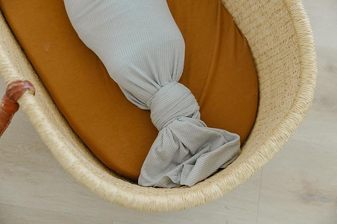 Copper Pearl Baby Swaddle Blanket - Premium Knit Baby Blanket, Large Soft Stretchy Receiving Blankets for Baby Boy and Girl, Swaddles for Newborn, Infant, and Toddler (Ash)