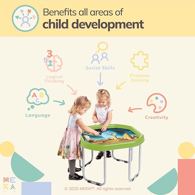 MEKA Tuff Tray Set for Sensory Play