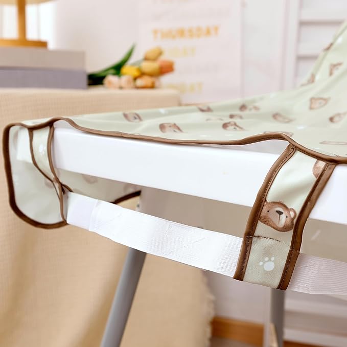 Happy Flute Long Sleeve Baby Bib-Mess Proof Baby Feeding Bibs with Adjustable Design for Babies during Eating or Highchair