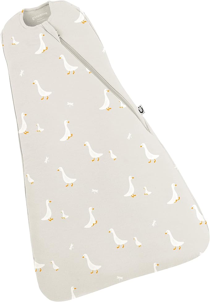 GUNAMUNA Swaddle Wrap for Newborns – Arms In or Out, Easy Diaper Changes with WONDERZiP, Soft Sleep Sack, 2.5 TOG