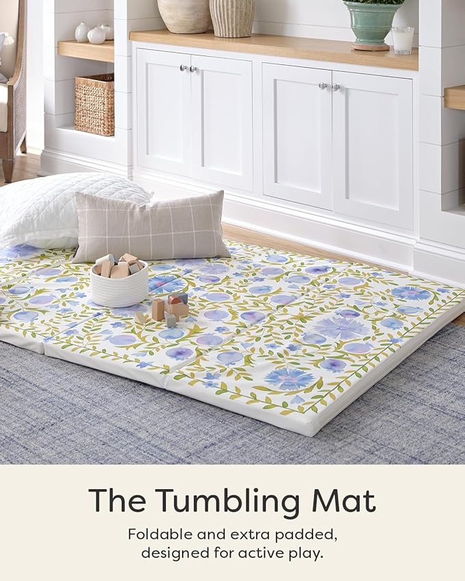 House of Noa Foldable Baby Tumbling Mat – Foldable Kids Play Mat | Durable, Stylish, and Cushioned Design
