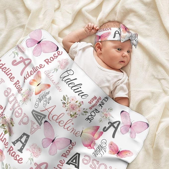 Personalized Baby Blankets - Custom Designs for Girls & Boys, Perfect Gifts
