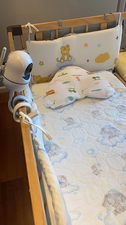 iFamily Flexible Mount Shelf Baby Camera ABM570/SM43E/SM43EV2/SM653/70A/6TY WiFi Camera, UKSUP 663, mounting on Baby Bed or Wall Mount Shelf, Curtain Rods Without Hurting Wall Surface.