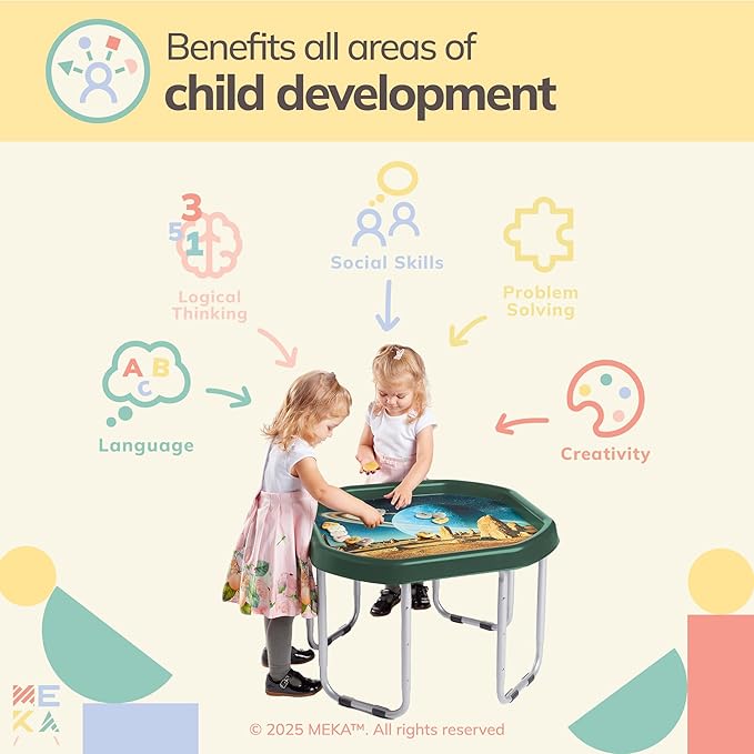 MEKA Tuff Tray Set for Sensory Play