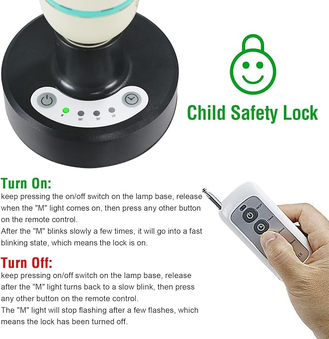 36Watts UV Sanitizer Lamp with Remote Control Powerful Ozone UVC Light with E26 Base for Basement/Bedroom/Kitchen/Office/Storehouse/Car, 3-Gear Timer 110V with Ozone-– Perfect Father's Day Gifts