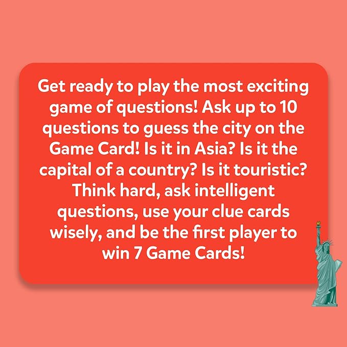 Skillmatics Guess in 10 Cities Around The World, Educational Travel Toys for Boys, Girls, and Kids Who Love Card Games, Board Games, Geography and History, Gifts for Ages 8, 9, 10 and Up