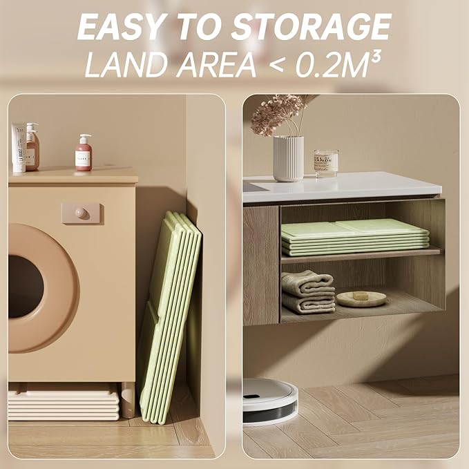 Collapsible Baby Bathtub for Infants & Toddlers, Foldable & Leak-Proof, Reinforced Durable Structure, Heat-Resistant, Easy Storage for Small Spaces, Graffiti Green