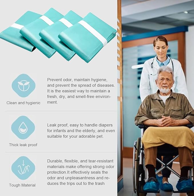 Adult Diaper Liner Refills Compatible with Janibell Akord 280 Slim Model Adult Diaper System, A Single Liner Pack Will Last for Over 550 Briefs Using, 6 PACK