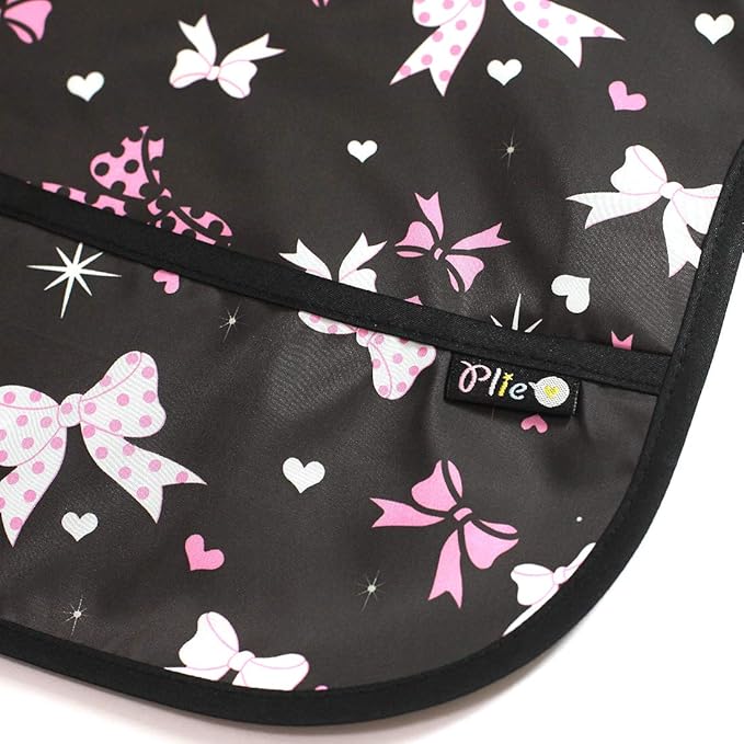 Short Sleeve Waterproof Bib for Toddlers – Feeding Apron for Mealtime, Daycare, Self-Feeding & Messy Play, Baby Bib