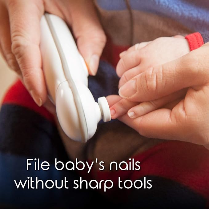 Replacement Filing Pads for Cherish Baby Care Electric Baby Nail Trimmer - Includes 4 Filing Discs for Newborn to Toddler