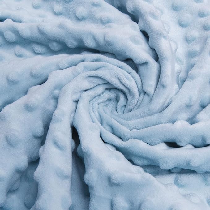 Baby Blanket for Boys Girls 3D Checkerboard Grid Ultra- Soft Cozy Corduroy Toddler Blanket for Kids Stripe Chessboard Plaid Design Receiving Blanket Blue 30 x 40 Inches