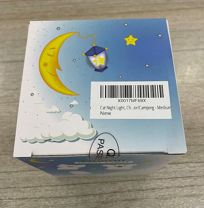 Cat Night Lights Children's Room Lighting, Toddler Bedroom Sleep Lights Bedside lamp - 9 Colors Lamps Room Decor for Toddlers/Boys/Girls/Adults/Bedroom/Bathroom/Outdoor/Camping - Medium